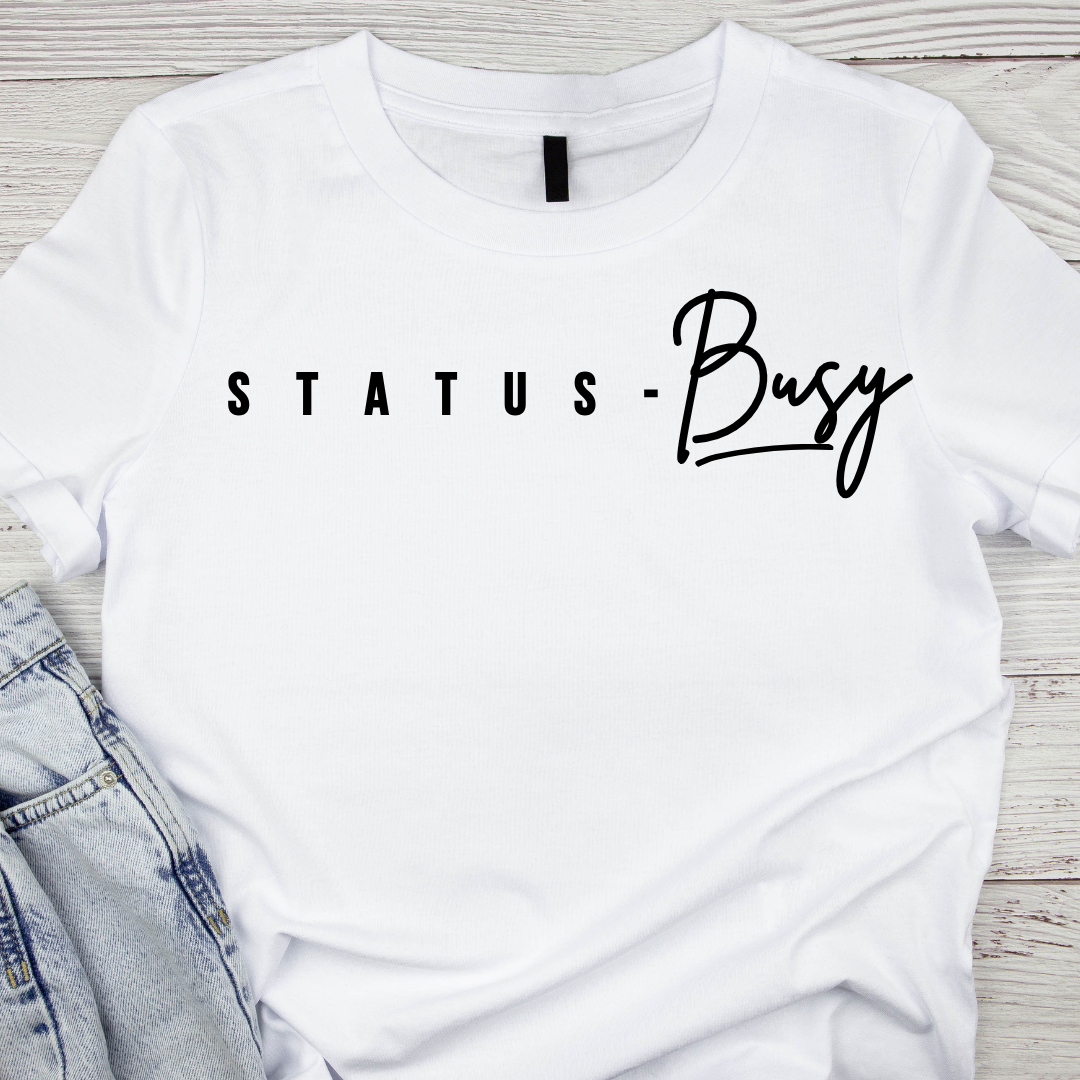 Cursive Black | Status - Busy | LIMITED EDITION