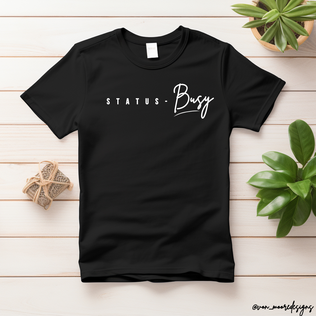 Cursive Black | Status - Busy | LIMITED EDITION