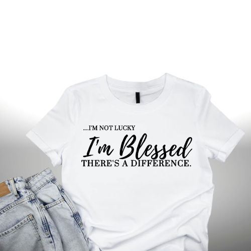 ....I'm Not Lucky I'm Blessed | Hymn Apparel