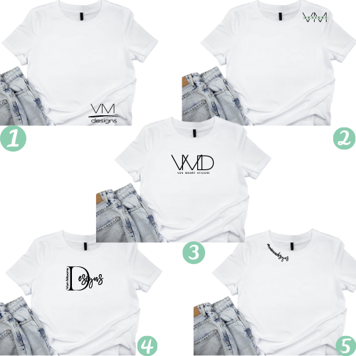 VMD Stamped Tee's - Style #4